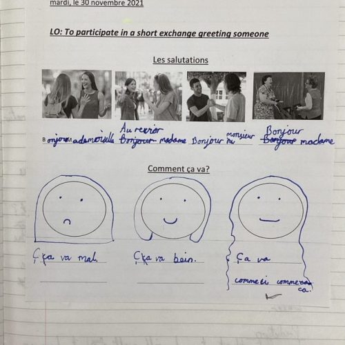 4.b. Communicate by asking and answering a wider range of questions, using longer phrases and sentences (1)