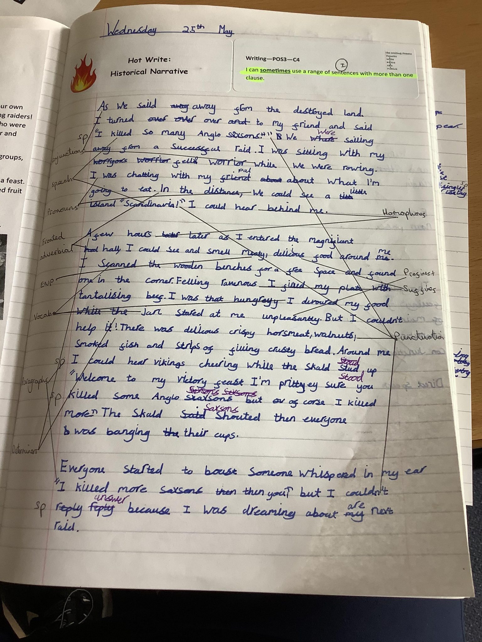Y3 Writing Cookridge Primary
