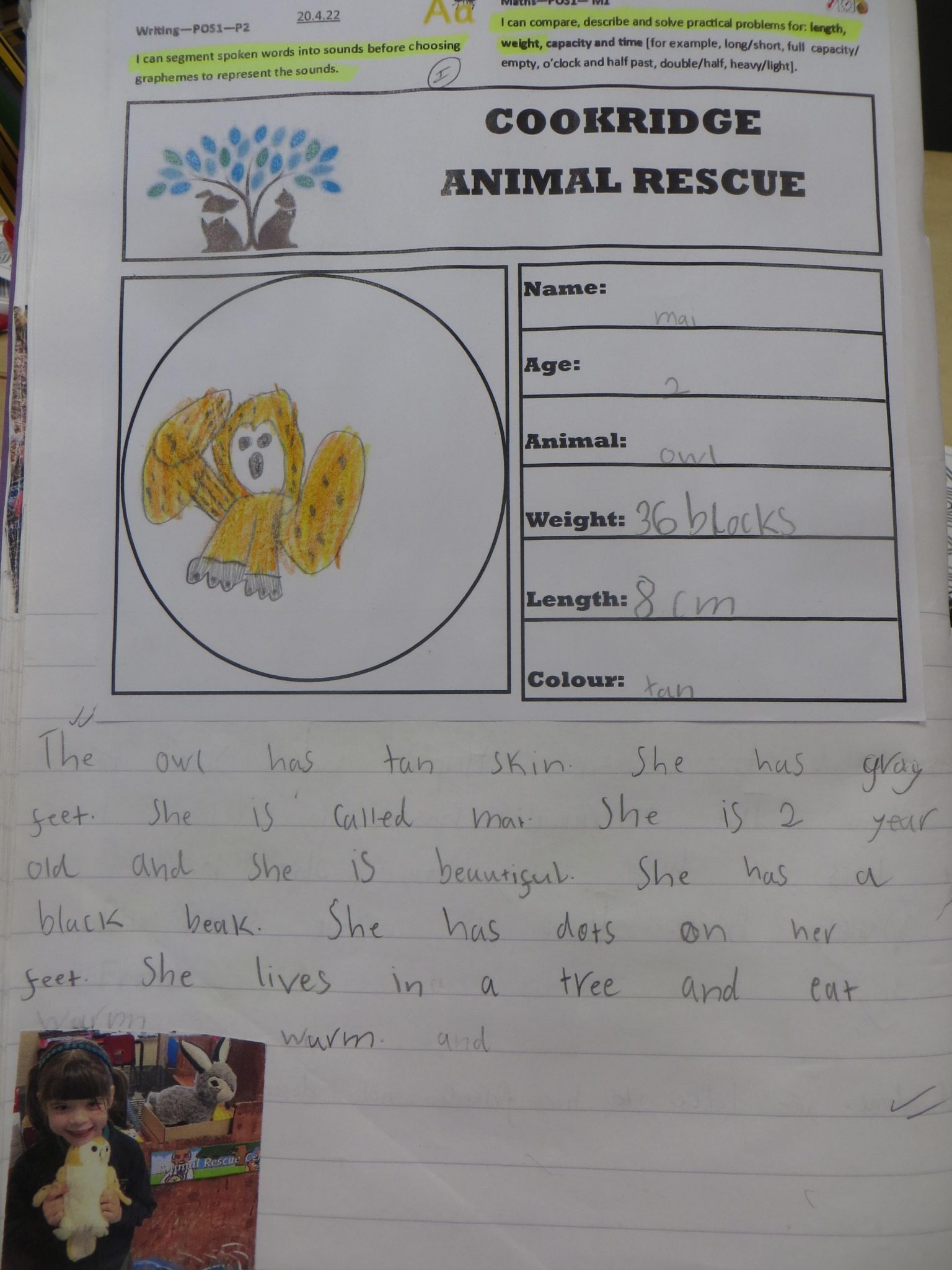Y1 Writing Cookridge Primary