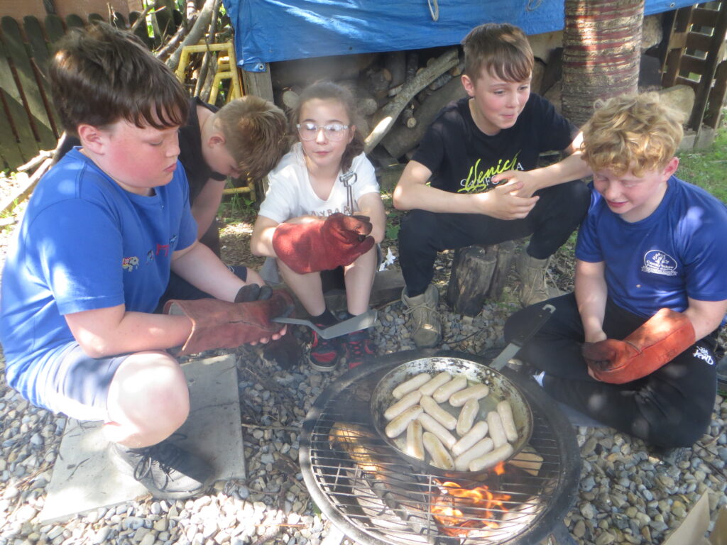 Y6 - Sausage Sandwiches - Forest School