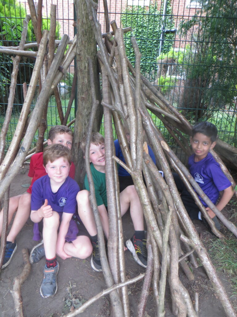 Year 3 - Den Building - Forest School