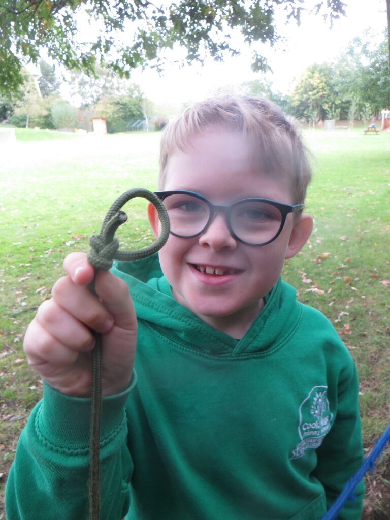 Year 3 - Knot Challenge - Forest School