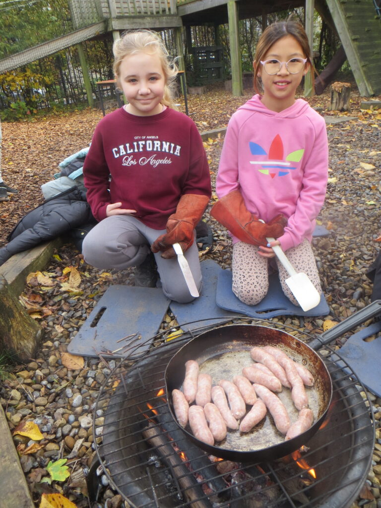 Y6 - Sausage Sandwiches - Forest School