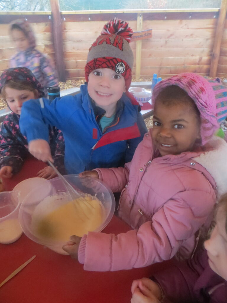 Reception - Pancakes - Forest School